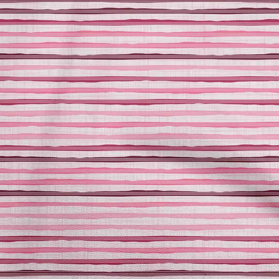 oneOone Polyester Spandex Pink Fabric Stripes Fabric For Sewing Printed Craft Fabric By The Yard 56 Inch Wide
