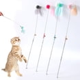 thumbnail image 4 of Juguete de varita para gatos, juguetes interactivos para gatos, ejercicio de persecución, diversión, juego de s para gatitos, accesorios para Colco Juguetes de varitas para gatos, 4 of 8