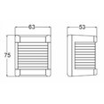 thumbnail image 2 of Hella Marine 18717889 Port Navigation Lamp- Incandescent - 1nm - Black Housing - 12v, 2 of 2