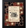 thumbnail image 2 of Stimson, Diane 12x14 Black Modern Framed Museum Art Print Titled - Kitchen Delirious Brown, 2 of 5