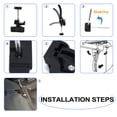 thumbnail image 1 of Hard Truck Tonneau Cover Replacement Installation Accessory for Hard Tri-fold and Quad-fold Truck Bed Cover Include Screw, T-Bolt and Tonneau Cover Clamp, 4X Rear Clamp, 1 of 7