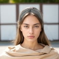thumbnail image 2 of Unique Bargains 1 Pc Headband Cross Solid Hair Accessories for Women Gray, 2 of 5