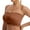 Khaki, variant on Women's Strapless Non- Wrapped Bra - Nylon/Spandex, Sexy Casual, S-XXXL, US/EU Sizes, 36C-46D Cups