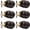 Oil Rubbed Bronze, variant on Oil Rubbed Bronze Door Knob, Bronze Interior Door Knobs for Bathroom, Privacy Bedroom Door Knobs with Lock, 5 Pack