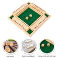 thumbnail image 4 of Shut The Box Juego De Dados De Madera Para 4 Jugadores, Juegos De Mesa De Pub, Juego De Mesa Para Beber, Juego De Mesa De Dados Clásico, Juguete Familiar Tradicional De Estrategia Matemática, Juego De Muyoka Hogar, 4 of 7