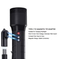 thumbnail image 3 of Flashlight Charging Adapter, Type C To Magnetic Tip Adapter Small Lightweight ABS Housing Convenient Use  for Travel, 3 of 7