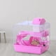 thumbnail image 4 of Jaula para hámster de 2 pisos Hábitat Cama Conejo Conejo Conejillo Rosa claro Yuyangstore Jaula de hámster, 4 of 8
