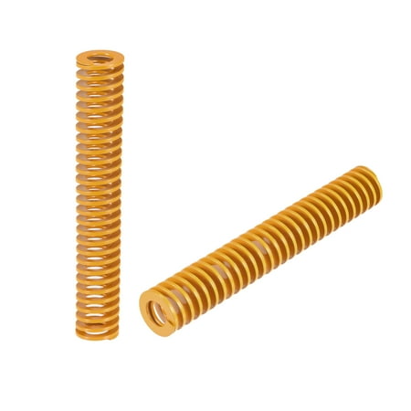 

Uxcell Die Spring 25mm OD 150mm Length 2 Pack Stamping Light Load Compression Yellow