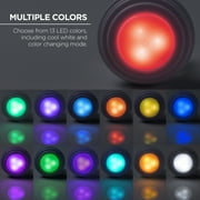 Merkury Innovations أضواء عفريت متعددة الألوان RGB ، تعمل بالبطارية ، تعمل باللمس ، مع جهاز تحكم عن بعد - 3 -حزمة