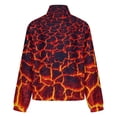 thumbnail image 6 of Jackets for Women Winter Coat Jackets Flannel Stand Collar Jacket(Active Lava,Size:S-4XL), 6 of 7