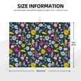thumbnail image 2 of Vsdgher Watercolor Meadow Flowers Dish Drying Mat Super Absorbent Drying Mat Large Dish Drying Mats for Kitchen Counter Kitchen Drying Mat 24" x 18", 2 of 7