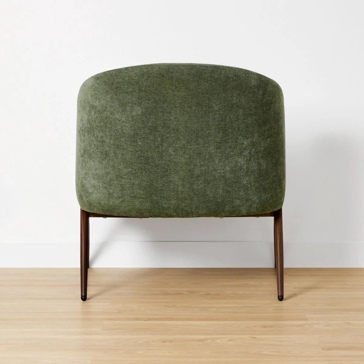 Anko Chenille Lounge Chair, Green