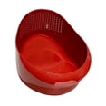 thumbnail image 4 of Cesta de drenaje, cesta para frutas, reutilizable, práctica, multiusos, colador de frutas, almacenamiento Rojo, 4 of 9