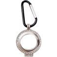 thumbnail image 1 of XYCCY Metal Rhinestones Air_Tag Protective Case, Protective Cover with Keychain Hook, Anti-Lost Safety, Portable Protective Case Protective Sleeves Compatible with AirTagST-001, 1 of 7