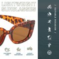 thumbnail image 3 of Gafas de sol de viaje con protección solar, de moda europea y americana, fabricadas en PC y metal., 3 of 5