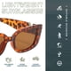 thumbnail image 3 of Gafas de sol europeas y americanas con protección solar para viajes, hechas de PC, metal, 3 of 5