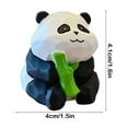 thumbnail image 4 of Handcrafted Resin Panda Sculpture - Artistic Desktop Decor Piece for Home Office with Natural Wood Accent and Decorative Appeal, 4 of 6