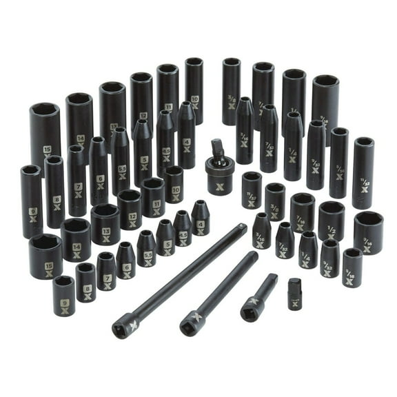 53-Piece 1/4 in. Drive Impact Socket Set