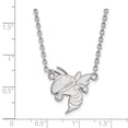 thumbnail image 2 of 10k White Gold LogoArt Georgia Institute of Technology Yellow Jacket Large Pendant 18 inch Necklace Q1W050GT-18, 2 of 5
