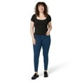 thumbnail image 5 of No nonsense Women's Classic Indigo Denim Legging, Medium Wash, Medium, 5 of 5