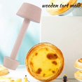 thumbnail image 2 of 2 Pieces Wooden Tart Tamper Set Tart Pan Wooden Molds Pastry Tools, 2 of 5