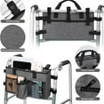 thumbnail image 6 of Foldable Walker Accessories with Cup Holder & Organizer Pouch, 6 of 7