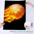 thumbnail image 3 of Poster Prints Wall Paper Art Decor Vintage Sports Basketball Fire Flames 24x36 inch Photo Picture Poster for Home Bedroom Living Room Kitchen, 3 of 7