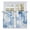 Blue, variant on Marble Blue Tier Curtains, Abstract Modern Minimalist Solid Ombre Light Filtering Kitchen Curtains, 2Pcs Rod Pocket Half Window Treatments Panels for Sink Cafe Cabinet Basement 27.5x45 Inches