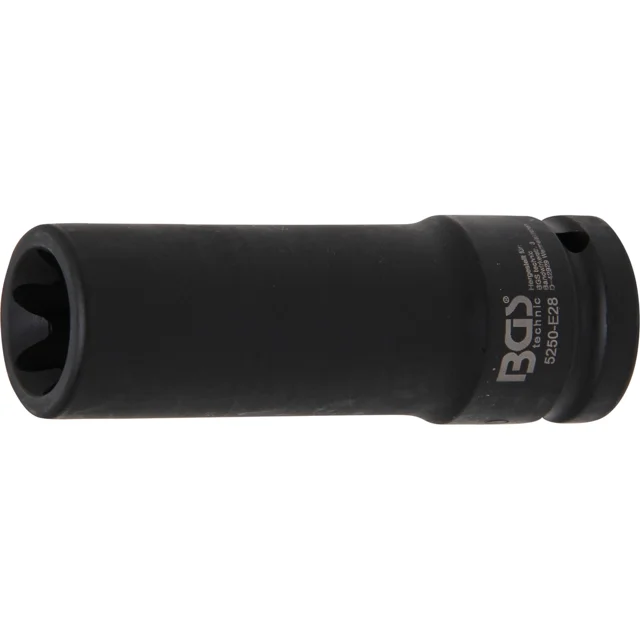 Dado de IMPACTO E-TORX BGS 5250-E28 3/4' E28 X 110 MM