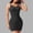 Black, variant on SELONE Women's Shapewear Bodysuits V Neck Sleeveless Backless Spaghetti Strap Push Up Shaping Solid Bodyshaper 1 Piece