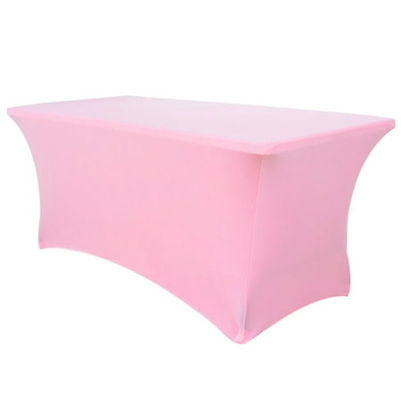 

FaLX Close-fitted Elastic Tablecloth - Solid Color - Breathable Thin - Anti-stain - Cocktail Party Table Cover - Party Supplies