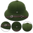 thumbnail image 7 of Jiibva Pith Helmet Hat Green, Pith Explorer Hat Sun Hat for Men, 7 of 7
