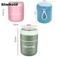 thumbnail image 3 of 400ml-710ml Food Thermal Insulated Soup Cup Thermos Containers Stainless Steel Lunch Box Thermo Keep Hot for School Children blue-A-large, 3 of 6
