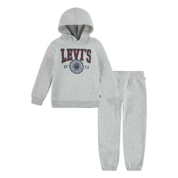Levi's Boys Fleece Hoodie and Joggers Set, 2-Piece, Sizes 4-7
