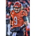 thumbnail image 2 of American Football Sports Bengals Poster For Kids Fun Teen Birthday Christmas Gifts Joe Burrow Rugby Star Posters Canvas Wall Art Print Picture For Home Room Decor, 2 of 6