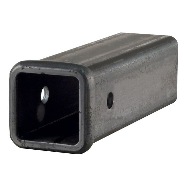Curt Hitch 49510 Trailer Hitch Extension Trailer Hitch Receiver Tube 2-1/2 Inch x 2-1/2 Inch Opening; 10 Inch Length; With 1/2 Inch Collar; Raw