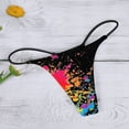 thumbnail image 1 of Cathalem Adult Underwear Seamless Underwear For Women Panties Cut Hipster Stretch Straps Underwear for Leggings No Show Underpants Black Medium, 1 of 3