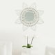 thumbnail image 5 of Espejo de pared espejo de pared decorativo de vidrio altamente pulido prevención de óxido forma de flor tamaño perfecto moderno para dormitorio ANGGREK Otros, 5 of 8