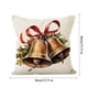 thumbnail image 3 of XWSHYW Almohadas y Fundas Fundas de Almohada de Feliz Navidad, Funda de Almohada de Algodón de 18X18 Pulgadas, Funda de Cojín, Decoración de Navidad, Decoración de Fiesta de Invierno para Sofá, 3 of 6