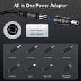 thumbnail image 2 of LujingZ 5V 2A Power Adapter - 10W AC/DC Supply with 8 DC Plug Tips, 35 - inch Cord for TV Boxes, Monitors & More 100 - 240V Input, 2 of 7