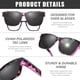 thumbnail image 5 of Gafas de sol Peekaco polarizadas UV400 para usar sobre lentes para hombre y mujer, 5 of 7
