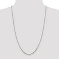 thumbnail image 2 of 925 Sterling Silver 2.75mm Beveled Oval Cable Pendant Chain 30 Inch, 2 of 7
