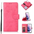 thumbnail image 1 of Allytech Wallet Case for Samsung Galaxy S22 Plus 5G (6.6 inch) 2022 Model, Detachable Bumper PU Leather Shockproof Slim Stand Card Slots Case with Hand Strap for Samsung S22+/S22 Plus, Rose, 1 of 7