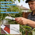thumbnail image 2 of Professional Grafting Tool, Foldable Alloy Steel Fruit Tree Budding Cutter, Precision Curved Blade for Gardening and Nursery, 2 of 9