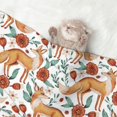 thumbnail image 2 of Yiaed Foxes and Floral Harmony Print Dog Blankets-Cat Blanket Washable for Couch Protection,Puppy Blanket, Soft Plush Reversible Throw Furniture Protector-Small, 2 of 8