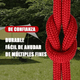 thumbnail image 2 of 650 Paracord / Cuerda De Paracaídas - 9 Hilos 4mm 31m rojo, 2 of 4