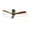Black, variant on Sofucor 52" Ceiling Fans with LED Light, 3 Wood Blades Reverse Airflow, Gold with Washed Grey