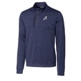 thumbnail image 2 of Men's Cutter & Buck  Navy Reno Aces Big & Tall Stealth Heathered Quarter-Zip Pullover Top, 2 of 3