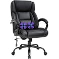 thumbnail image 1 of Furinno Home Office Ergonomic Swivel Tall Chair with Massage Lumbar Support, Black, 1 of 4