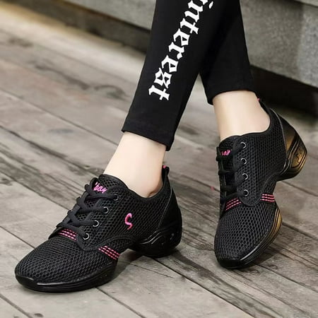 

Women‘s Casual Air Cushion Sole Lightweight Running Shoes Breathable Mesh Lace Up Sneakers Women‘s Footwear